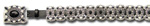Black Leather Belt w/ Onyx & Pearl Stone Butterfly Conchos