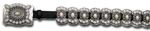 Leather Belt w/ Extra Pearl Stone Butterfly Conchos