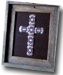 Small Crystal Butterfly Framed Cross