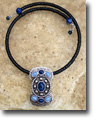 Blue Stone Butterfly Concho Necklace